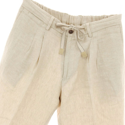 【中古】デヴォレ インチピット DEVORE Incipit リネンコットン イージースラックスパンツ ベージュ【サイズ48】【 状態ランクC 】【 メンズ 】