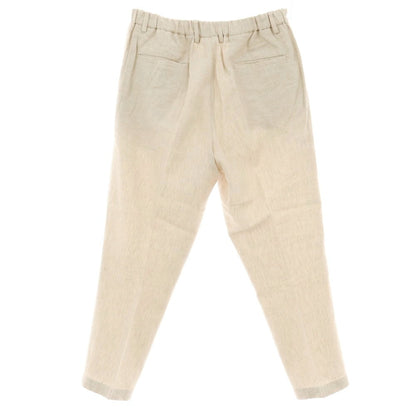 【中古】デヴォレ インチピット DEVORE Incipit リネンコットン イージースラックスパンツ ベージュ【サイズ48】【 状態ランクC 】【 メンズ 】