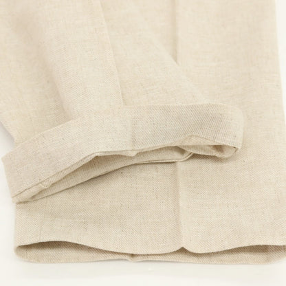 【中古】デヴォレ インチピット DEVORE Incipit リネンコットン イージースラックスパンツ ベージュ【サイズ48】【 状態ランクC 】【 メンズ 】