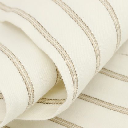 【中古】ブリリア1949 BRIGLIA 1949 ストレッチ リネンコットン イージースラックスパンツ ホワイトxベージュ【サイズ48】【 状態ランクB 】【 メンズ 】