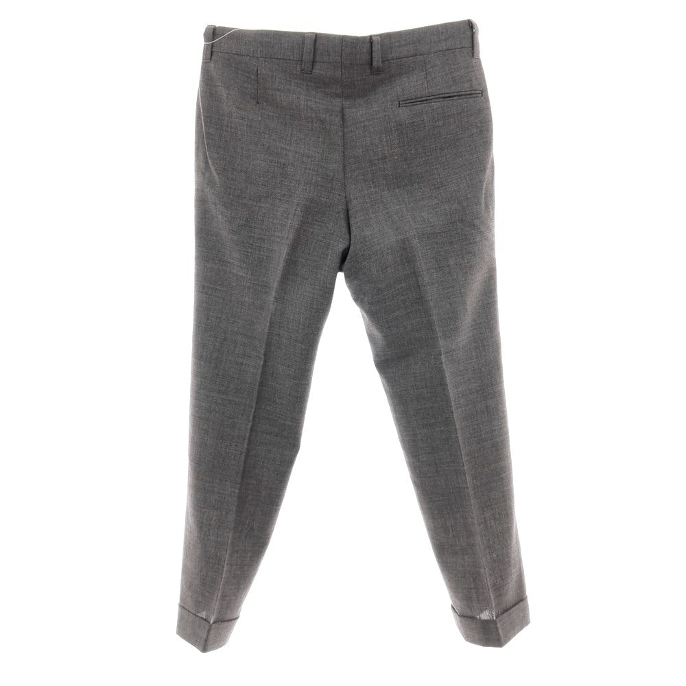 【中古】イガラシトラウザーズ 五十嵐 IGARASHI TROUSERS BEAMS F別注 ウール ドレススラックスパンツ グレー【サイズ48】【 状態ランクB 】【 メンズ 】