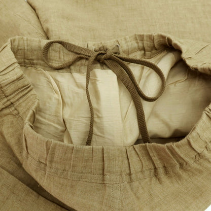 【中古】イレーヴ YLEVE リネン イージーパンツ カーキオリーブ【サイズ4】【 状態ランクB 】【 メンズ 】