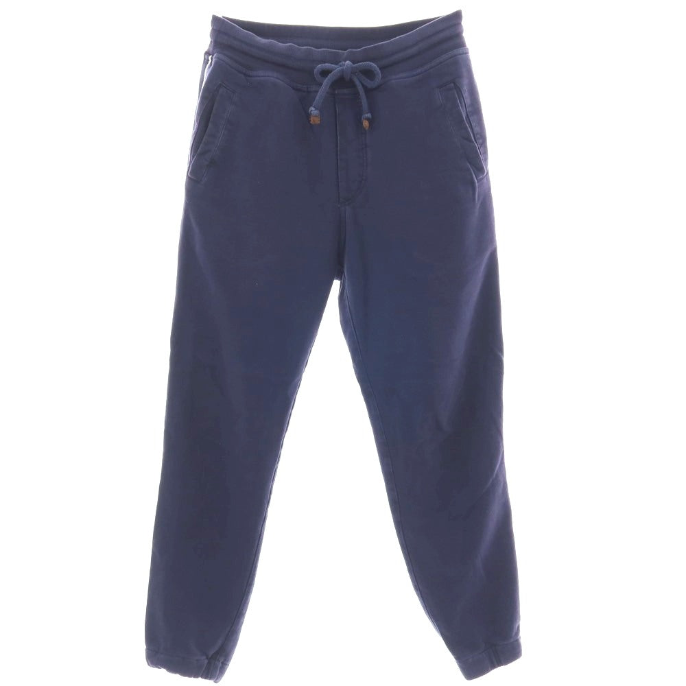 【中古】ブルネロクチネリ Brunello Cucinelli コットン スウェットパンツ ネイビー【サイズXXS】【 状態ランクC 】【 メンズ 】