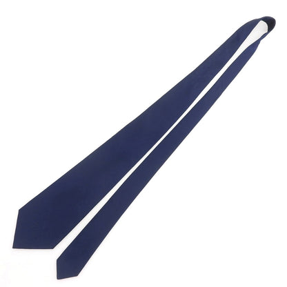 【中古】ココン COCON シルク トレピエゲ ソリッド ネクタイ ネイビー【 状態ランクB 】【 メンズ 】