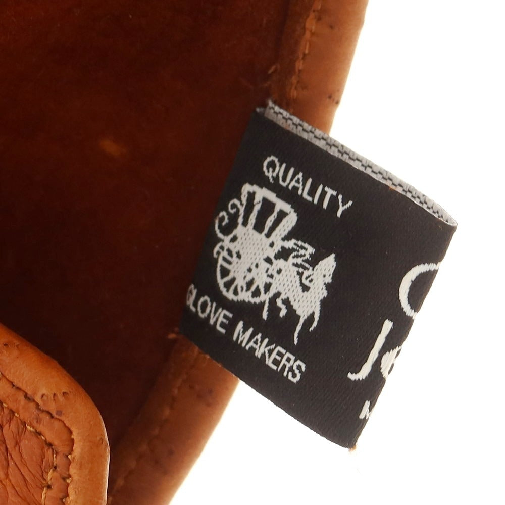 【中古】チェスタージェフリー CHESTER JEFFERIES レザー 手袋 グローブ ブラウン【 表記なし（M位） 】【 状態ランクB 】【 メンズ 】