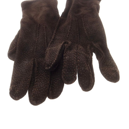 【中古】チェスタージェフリー CHESTER JEFFERIES レザー 手袋 グローブ ブラックブラウン【 表記なし（M位） 】【 状態ランクC 】【 メンズ 】