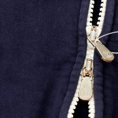 【中古】ブルネロクチネリ Brunello Cucinelli コットン ダブルジップ パーカー ライトネイビー【 XS 】【 状態ランクD 】【 メンズ 】