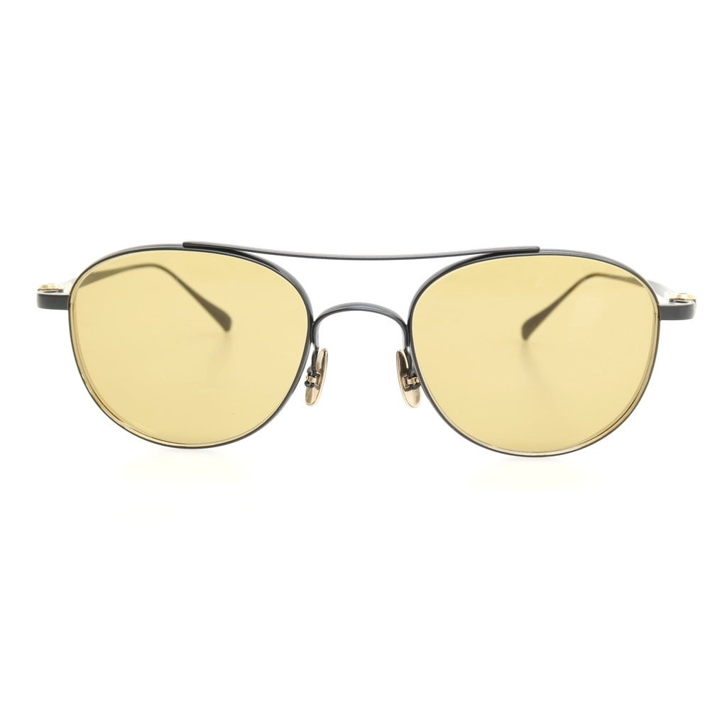 【中古】ユウイチ トヤマ YUICHI TOYAMA :5 PALM SPRINGS チタン フルリム サングラス ブラック【サイズ50□20 145】【 状態ランクA 】【 メンズ 】