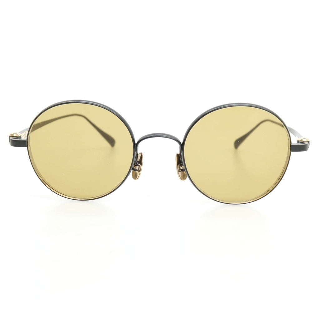 【中古】ユウイチ トヤマ YUICHI TOYAMA :5 PASADENA チタン フルリム サングラス ブラック【サイズ47□21 145】【 状態ランクA 】【 メンズ 】