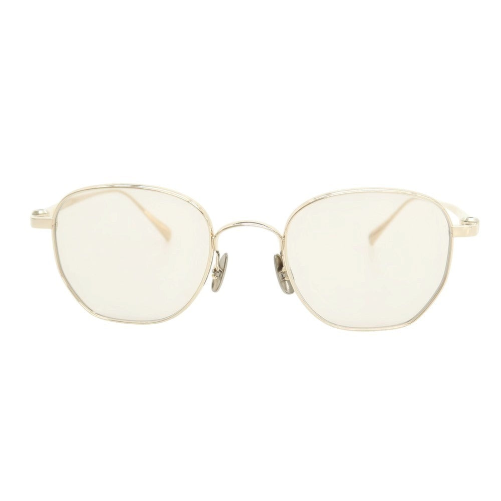 【中古】ユウイチ トヤマ YUICHI TOYAMA :5 MALIBU チタン フルリム サングラス ゴールド【サイズ48□21 145】【 状態ランクA 】【 メンズ 】