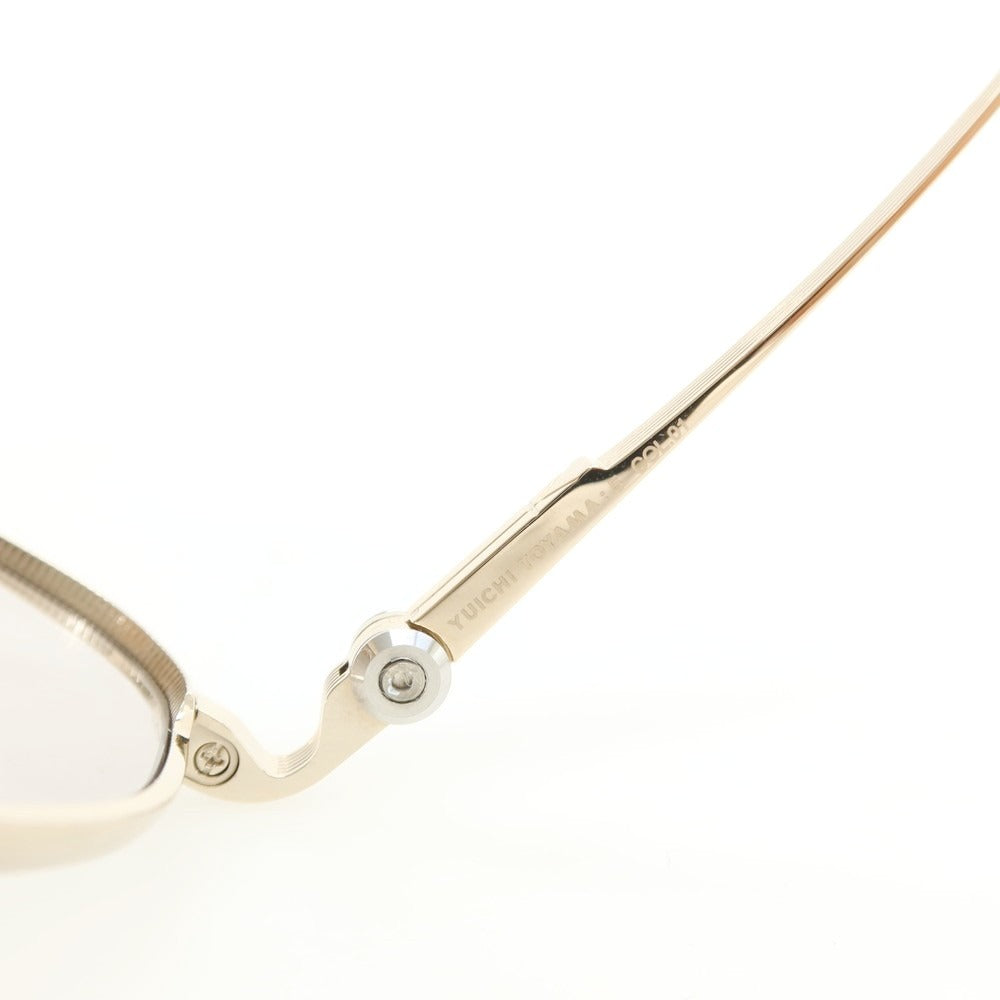 【中古】ユウイチ トヤマ YUICHI TOYAMA :5 MALIBU チタン フルリム サングラス ゴールド【サイズ48□21 145】【 状態ランクA 】【 メンズ 】