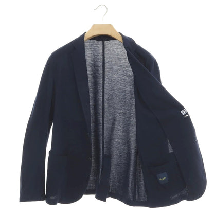 【中古】ジャンネット giannetto コットン 2B カジュアルジャケット ネイビー【 48 】【 状態ランクB 】【 メンズ 】