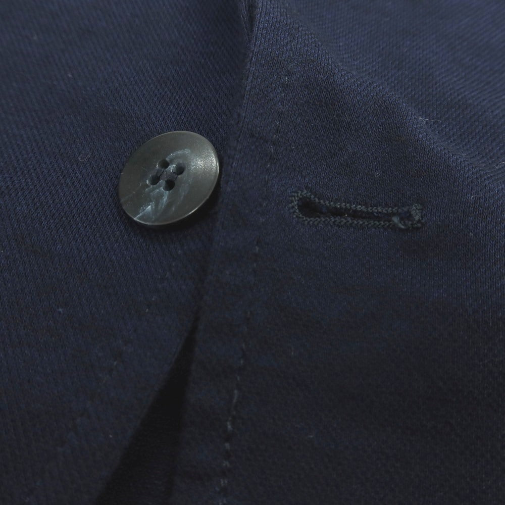 【中古】ジャンネット giannetto コットン 2B カジュアルジャケット ネイビー【 48 】【 状態ランクB 】【 メンズ 】