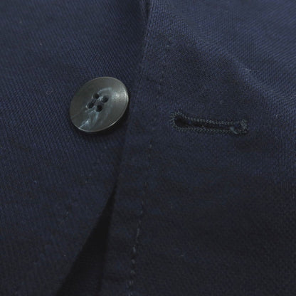 【中古】ジャンネット giannetto コットン 2B カジュアルジャケット ネイビー【 48 】【 状態ランクB 】【 メンズ 】