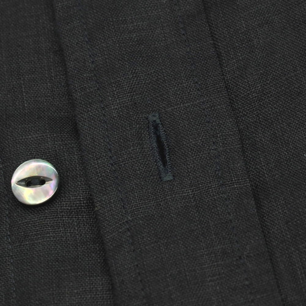 【中古】ニードルス Needles リネン レギュラーカラー カジュアルシャツ ブラック【サイズS】【 状態ランクB 】【 メンズ 】