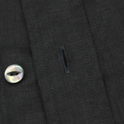 【中古】ニードルス Needles リネン レギュラーカラー カジュアルシャツ ブラック【サイズS】【 状態ランクB 】【 メンズ 】