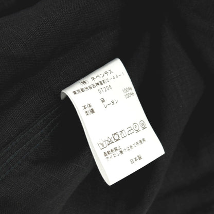【中古】ニードルス Needles リネン レギュラーカラー カジュアルシャツ ブラック【サイズS】【 状態ランクB 】【 メンズ 】