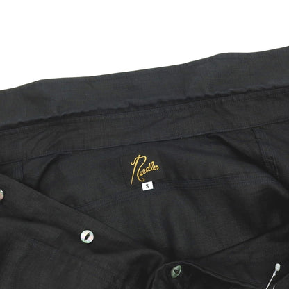 【中古】ニードルス Needles リネン レギュラーカラー カジュアルシャツ ブラック【サイズS】【 状態ランクB 】【 メンズ 】