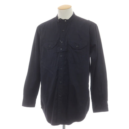 【中古】エンジニアードガーメンツ Engineered Garments コットン バンドカラー カジュアルシャツ ブラック【 S 】【 状態ランクB 】【 メンズ 】