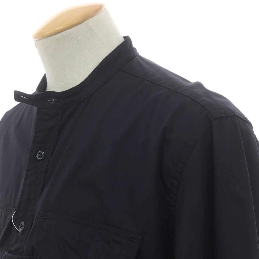 【中古】エンジニアードガーメンツ Engineered Garments コットン バンドカラー カジュアルシャツ ブラック【 S 】【 状態ランクB 】【 メンズ 】