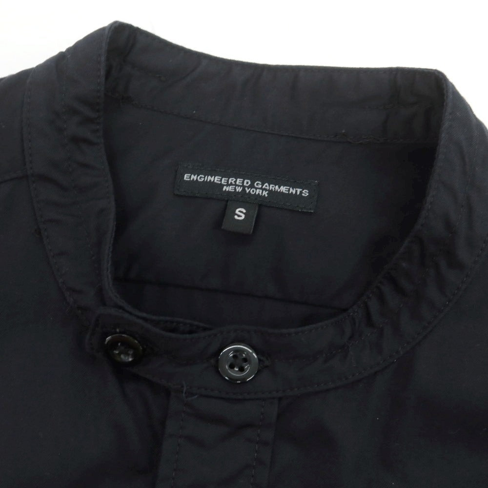 【中古】エンジニアードガーメンツ Engineered Garments コットン バンドカラー カジュアルシャツ ブラック【 S 】【 状態ランクB 】【 メンズ 】
