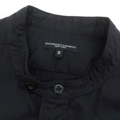 【中古】エンジニアードガーメンツ Engineered Garments コットン バンドカラー カジュアルシャツ ブラック【 S 】【 状態ランクB 】【 メンズ 】