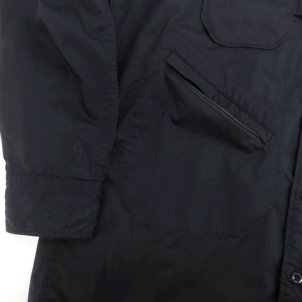 【中古】エンジニアードガーメンツ Engineered Garments コットン バンドカラー カジュアルシャツ ブラック【 S 】【 状態ランクB 】【 メンズ 】