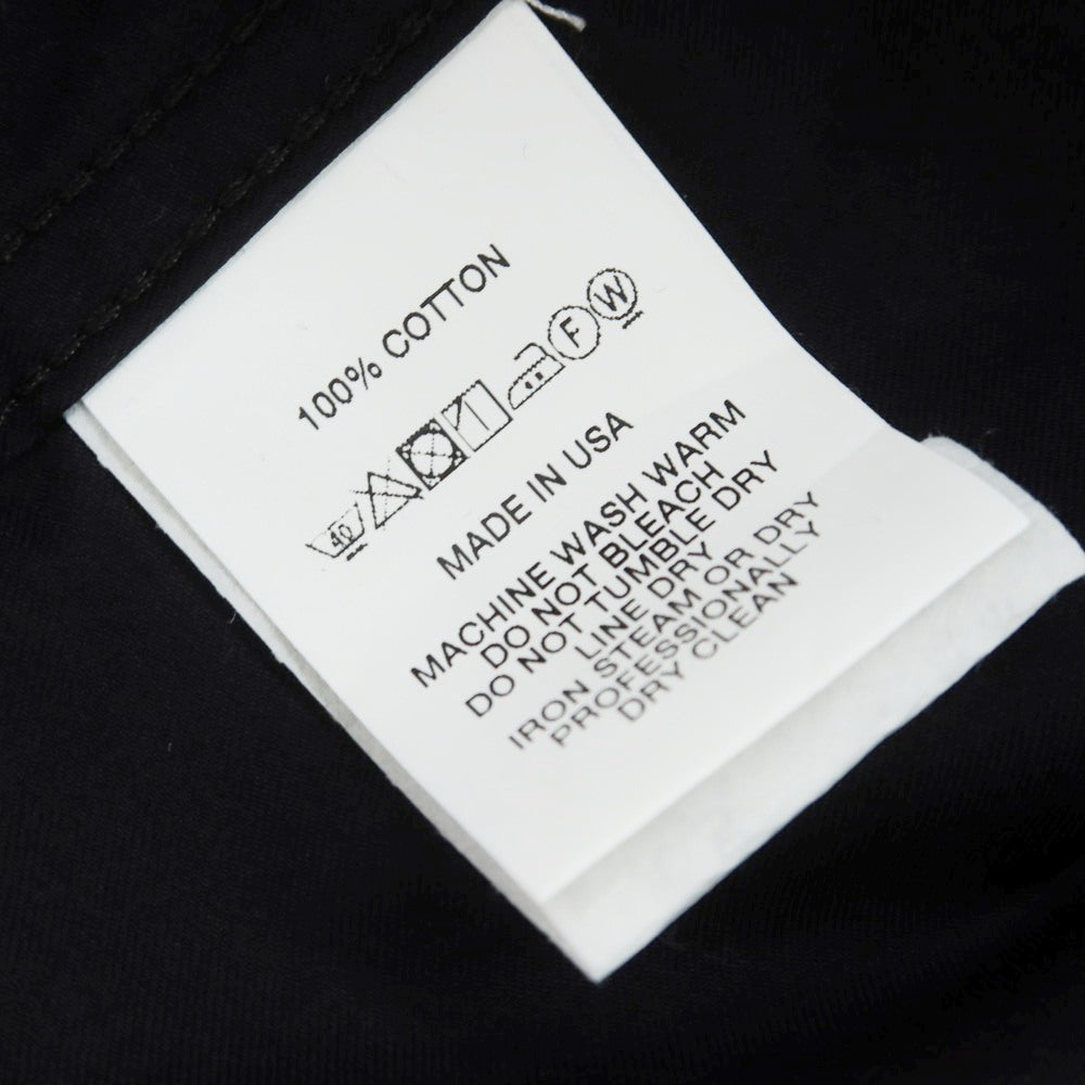 【中古】エンジニアードガーメンツ Engineered Garments コットン バンドカラー カジュアルシャツ ブラック【 S 】【 状態ランクB 】【 メンズ 】