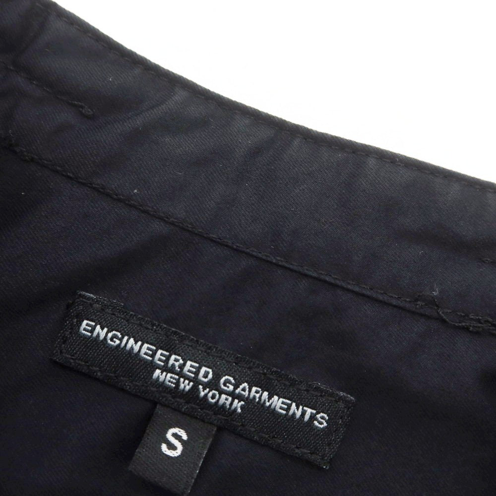 【中古】エンジニアードガーメンツ Engineered Garments コットン バンドカラー カジュアルシャツ ブラック【 S 】【 状態ランクB 】【 メンズ 】