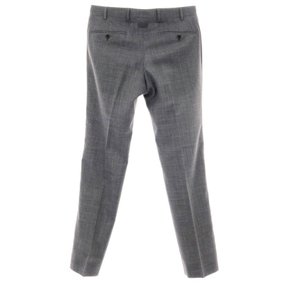 【中古】ベルベスト Belvest ストレッチ ポリエステルウールナイロン ドレススラックスパンツ グレー【サイズ46】【 状態ランクB 】【 メンズ 】