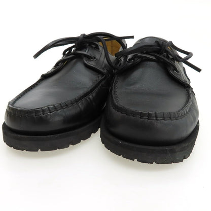 【中古】パラブーツ Paraboot MALO デッキシューズ ブラック【 7 1/2 】【 状態ランクB 】【 メンズ 】