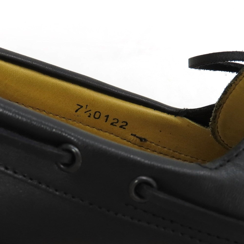 【中古】パラブーツ Paraboot MALO デッキシューズ ブラック【 7 1/2 】【 状態ランクB 】【 メンズ 】