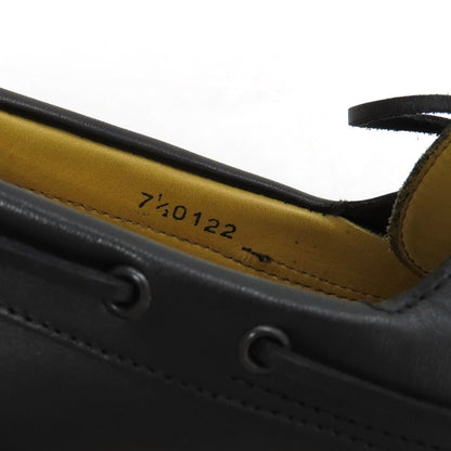 【中古】パラブーツ Paraboot MALO デッキシューズ ブラック【 7 1/2 】【 状態ランクB 】【 メンズ 】