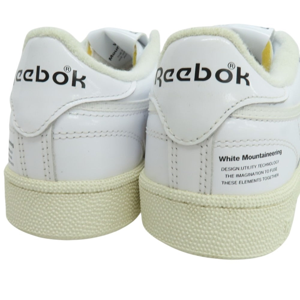 【中古】ホワイトマウンテニアリング WHITE MOUNTAINEERING × REEBOK CLUB C 85 スニーカー ホワイト【サイズ27cm】【 状態ランクB 】【 メンズ 】[BPD]