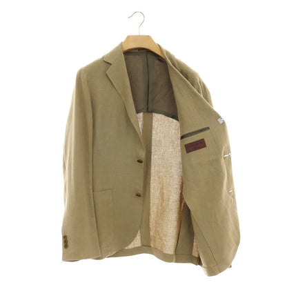 【中古】ユナイテッドアローズ UNITED ARROWS リネン 2B カジュアルジャケット ベージュ【 52 】【 状態ランクB 】【 メンズ 】