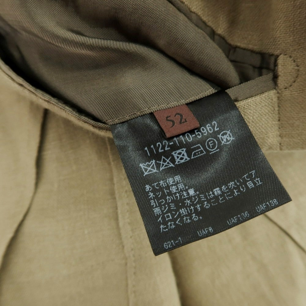 【中古】ユナイテッドアローズ UNITED ARROWS リネン 2B カジュアルジャケット ベージュ【 52 】【 状態ランクB 】【 メンズ 】