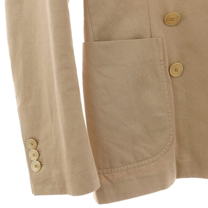 【中古】ザ ジジ THE GIGI ZIGGY コットンリネン 8B ダブルスーツ ベージュ【サイズ42】【 状態ランクC 】【 メンズ 】