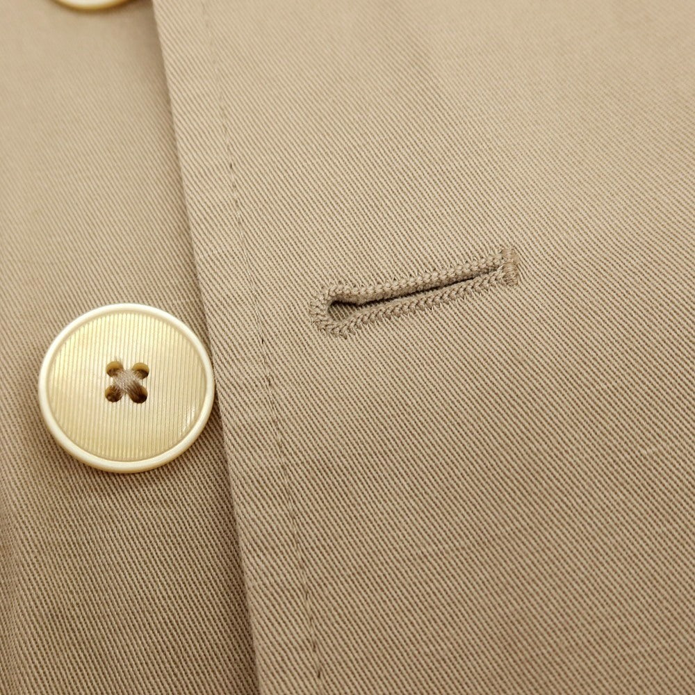 【中古】ザ ジジ THE GIGI ZIGGY コットンリネン 8B ダブルスーツ ベージュ【サイズ42】【 状態ランクC 】【 メンズ 】