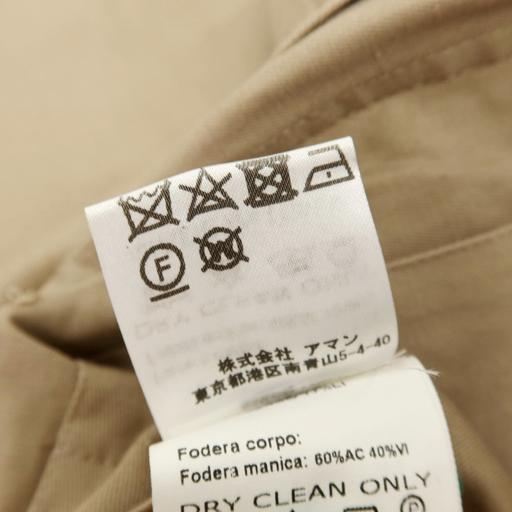 【中古】ザ ジジ THE GIGI ZIGGY コットンリネン 8B ダブルスーツ ベージュ【サイズ42】【 状態ランクC 】【 メンズ 】