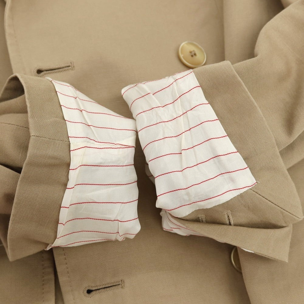 【中古】ザ ジジ THE GIGI ZIGGY コットンリネン 8B ダブルスーツ ベージュ【サイズ42】【 状態ランクC 】【 メンズ 】