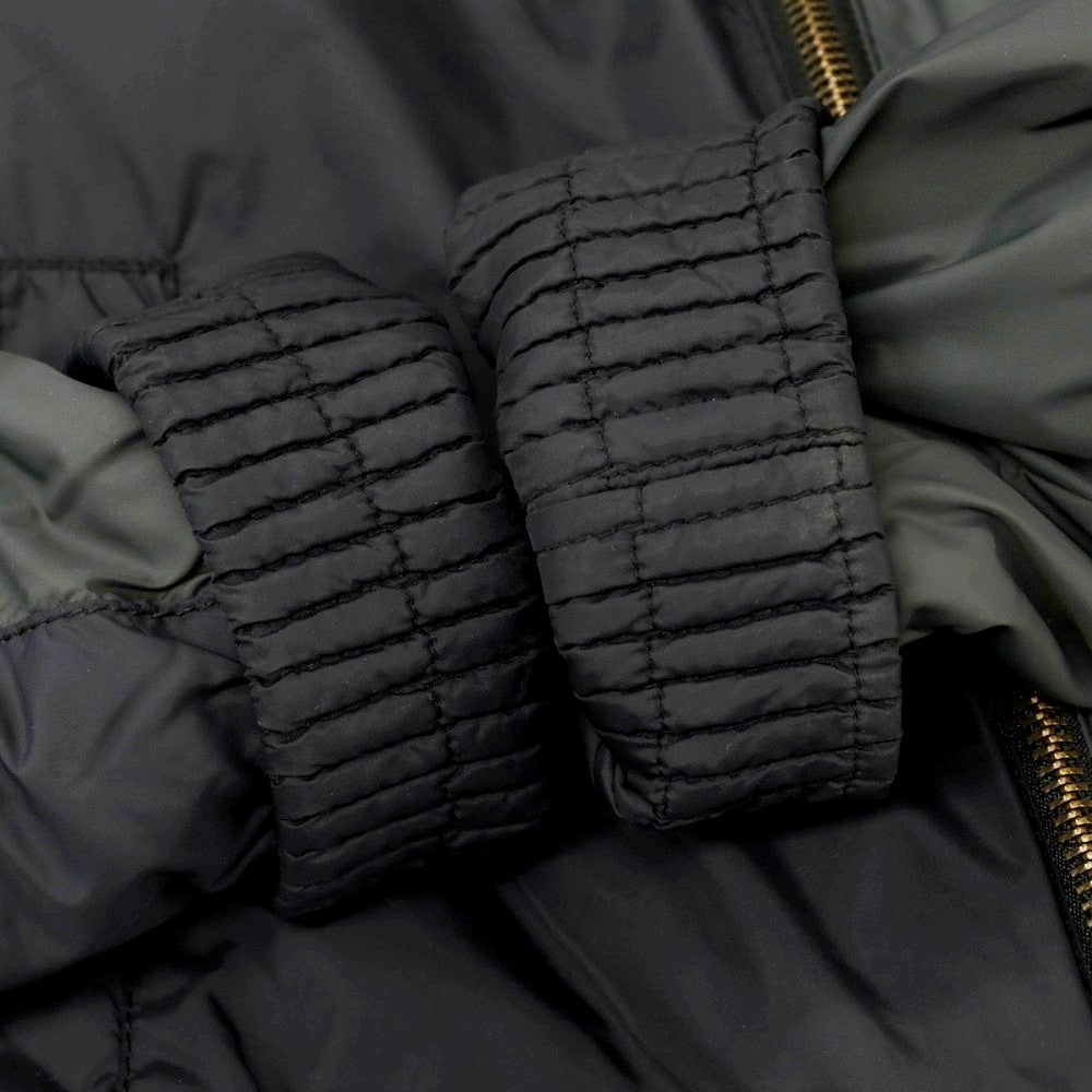 【中古】コードナイン KODE9 ナイロン ダブルジップ 中綿ブルゾン ブラックxグレイッシュパープル【 46 】【 状態ランクB 】【 メンズ 】