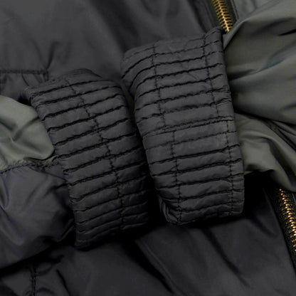 【中古】コードナイン KODE9 ナイロン ダブルジップ 中綿ブルゾン ブラックxグレイッシュパープル【 46 】【 状態ランクB 】【 メンズ 】