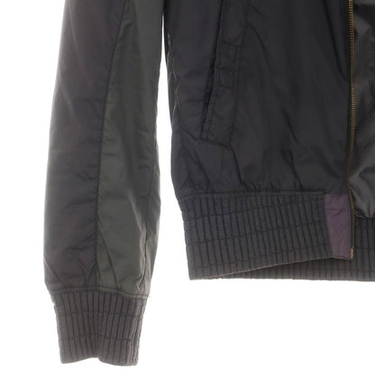 【中古】コードナイン KODE9 ナイロン ダブルジップ 中綿ブルゾン ブラックxグレイッシュパープル【 46 】【 状態ランクB 】【 メンズ 】