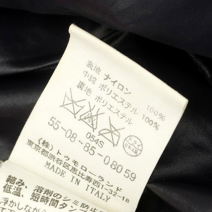 【中古】コードナイン KODE9 ナイロン ダブルジップ 中綿ブルゾン ブラックxグレイッシュパープル【 46 】【 状態ランクB 】【 メンズ 】