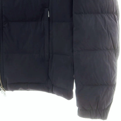 【中古】ヘルノ Herno ナイロンポリウレタン スタンドカラー ダブルジップ ダウンジャケット ネイビー【 44 】【 状態ランクC 】【 メンズ 】