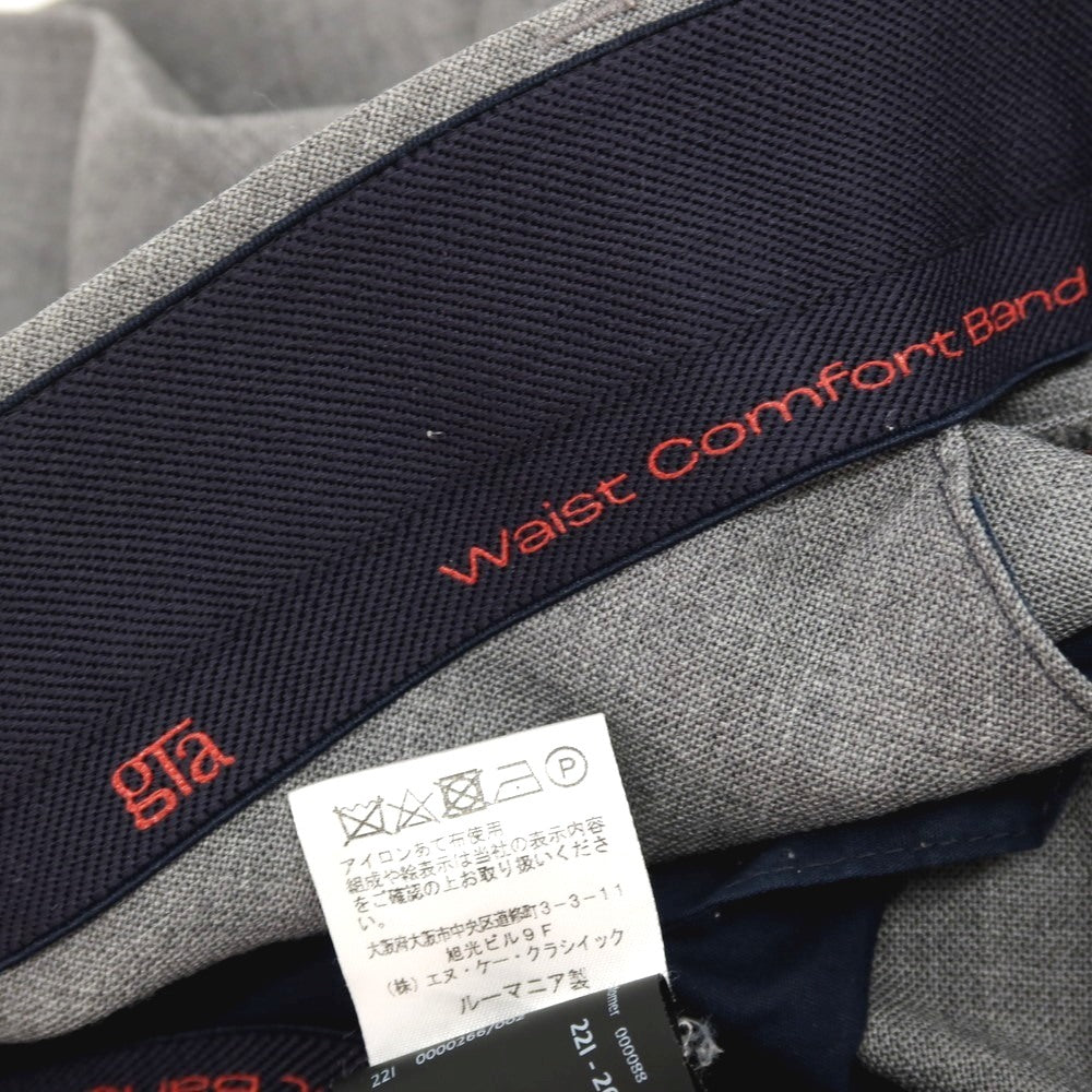 【中古】ジーティーアー G.T.A Nigel ウール カジュアルスラックスパンツ グレー【サイズ44】【 状態ランクD 】【 メンズ 】