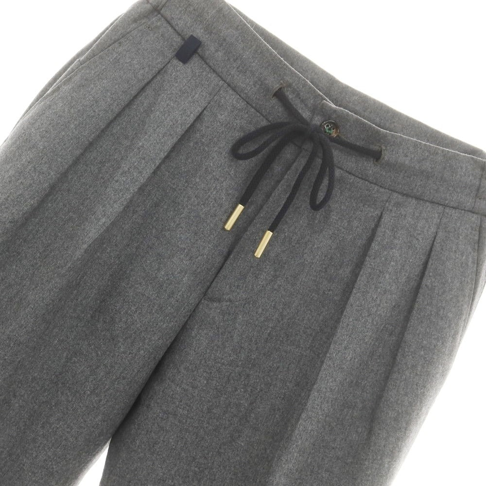 【中古】ベルウィッチ BERWICH ウール イージースラックスパンツ グレー【 42 】【 状態ランクB 】【 メンズ 】