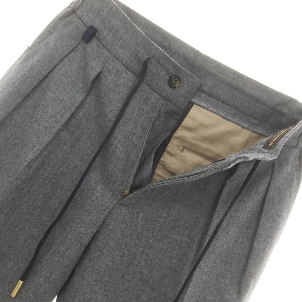 【中古】ベルウィッチ BERWICH ウール イージースラックスパンツ グレー【 42 】【 状態ランクB 】【 メンズ 】