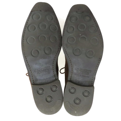 【中古】クロケットアンドジョーンズ CROCKETT&amp;JONES TETBURY スエード チャッカブーツ ブラウン【 6 1/2 E 】【 状態ランクC 】【 メンズ 】