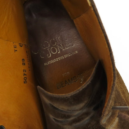【中古】クロケットアンドジョーンズ CROCKETT&amp;JONES TETBURY スエード チャッカブーツ ブラウン【 6 1/2 E 】【 状態ランクC 】【 メンズ 】